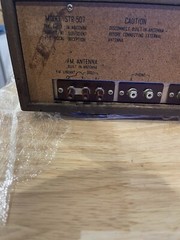 COMMODORE FM-AM STEREO MULTIPLEX / 8 Track Player ( Will Free 2 RCA SPEAKERS )