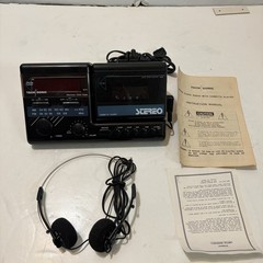 Tech Sonic AM/FM Clock Radio Removable Cassette Player ST-5488 – Please Read