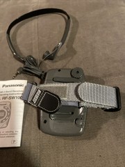 Panasonic Fm Am 2 Band Receiver Model RF-SW 100 Shock Wave Metal