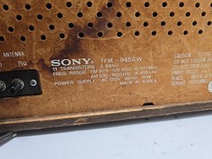 Vintage Wood Sony TFM-9450W AM/FM Radio