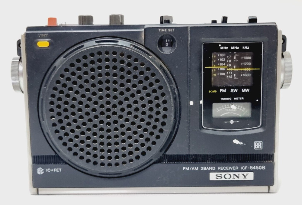 Vintage Sony ICF-5450B Shortwave Radio – Not Working Repair only