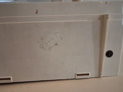 Vintage Zenith AM/FM clock radio, model Z374 from around 1969