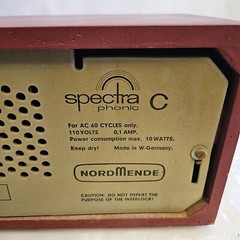 NORDMENDE SPECTRA « C » PHONIC AM/FM TABLETOP RADIO 1960s Germany – Works Great