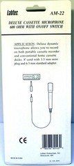 NEW Microphone/Mic w/Stand 3.5mm 1/8&Prime; and 6.35mm 1/4&Prime; adapter, 8ft Cord/Cable