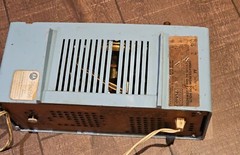 Motorola Telechron Light Blue Tube Alarm Clock/Radio PLAcir C2B Vintage Works
