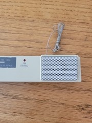 MediaMate Portable FM Battery Powered Pocket Desk Radio Model 16020 WORKS!
