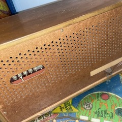 VTG Magnavox High Fidelity AM/FM Radio Wood Case Works Used Good