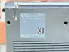 SONY 6BAND Receiver ICF-6500L