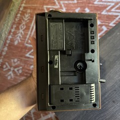 Panasonic Vintage FM/AM 2-Band Electronic Clock Radio RC-6050 9&Prime; Fully Functiona