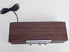 Vintage Lloyd’s AM/FM Solid State Dual Speaker Woodgrain Radio Model RR-6561