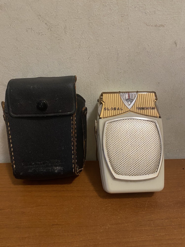 60s Global GR-711 AM Radio 6 Transistor – Vintage Original Japan