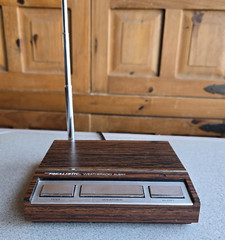 VTG Realistic Weatheradio Alert 3 Channel Toggle Switch Alert Siren Walnut Grain