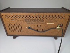 Vintage RCA RZC 920W-K Walnut AM/FM Solid State Dual Speaker Radio- Tested Works