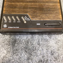 Vintage 1980s GE Digital Alarm Clock Radio Woodgrain Model 7-4612A Tested Works