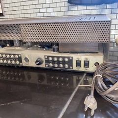 Fletcher Munson Stereo AM FM multiplex￼ Bulb tubes￼ by sansui 499 Very rare