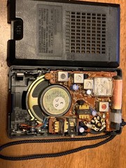 Vintage Retro National Am Portable Radio R-1016 Used Working Item Vintage JPN Li