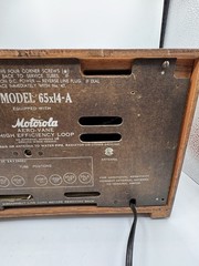 Vintage Motorola Aero Vane Radio 65X14-A (Working)