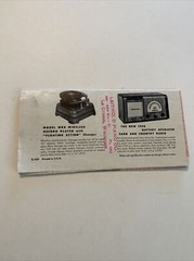 Vintage Radios By Motorola Advertising Brochure 1948 “Furniture Styled”
