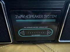 Magnavox Model D8060 4 Speaker System Cassette Boombox Radio needs work