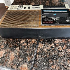 GENERAL ELECTRIC FM/AM CLOCK RADIO CASSETTE Player Model 7-4956B Tested!