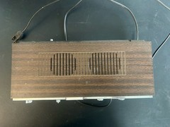 Vintage LLOYD&rsquo;S Solid State 2 Speaker Clock Radio Model 9J45G-108a Tested Works!