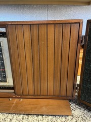 1963 MCM GE GENERAL ELECTRIC T-1000C STEREO AM FM TUBE RADIO TESTED WORKING