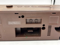 Vintage Panasonic RC-6070 FM AM 2 Band Electronic Clock Radio Wood Grain