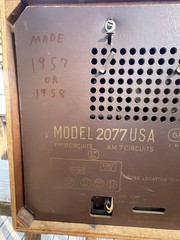 Grundig Majestic Tube Radio 2077 1950’s Tabletop AM/FM Shortwave Vintage Germany