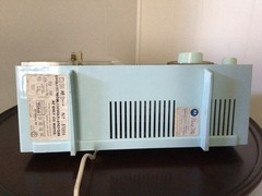 VINTAGE, 1960’S, MOTOROLA TABLETOP CLOCK RADIO, AZURE BLUE, MODEL C18B 23!!!