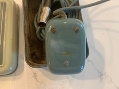 Grundig GDM 12 Dynamishes Mikrofon with Original TIN Case 1960s Germany