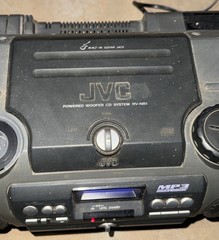 JVC Kaboom RV-NB1 Stereo Radio – Boombox CD & Aux Works Fine – Tape Doesn’t Work