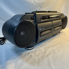 Vtg Lenoxx Sound AM/FM Stereo Radio/Duel Cassette Recorder #CT-743 Working