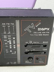 Vintage Prix GPX A303 Portable Multi Band Receiver Radio AM/FM WB! Works!