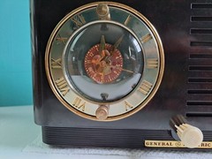 Vintage G.E. 60 AM Tube/ Clock Radio, Restored.