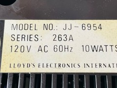 LLOYD&rsquo;S Flip Clock Alarm AM/FM MultiPlex Stereo JJ-6954 radio works, see desc*