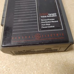 General Electric Model 3-5319A Cassette Player & Notes Mini Cassette Recorder.