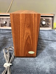 Vintage Sony ICF-9740W FM/AM Table Radio Simulated Wood Cabinet