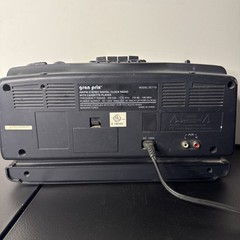 Vintage GPX Stereo Cassette Clock Radio DC715 AM/FM Digital Clock Tested*