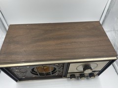 Vintage KLH Model Twenty-One FM Table Radio Missing Speaker Grille Cover- Works!