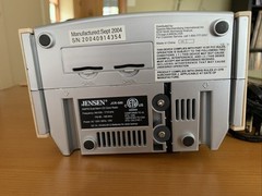 JENSEN JCR-560 AM/FM Alarm & CD Clock Radio -RETRO LOOK – PARTS OR RESTORE