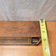 Vintage AM/FM Transistor Radio Remembrance MCM 10&Prime;x7&Prime; Woodgrain