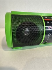 1990 Street Beat Radio F/ Radio Shack W Original Box & Manual RARE Green Working