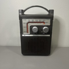 Vintage Kmart AM Portable Radio Model 31-12 S.S. Kresge Hong Kong Tested Works