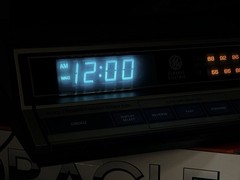 Vtg 80&rsquo;s General Electric Clock Radio 7-4662B Blue Digital *TESTED, WORKS* VGUC!