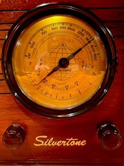 Old Wood Vintage Antique Restored Art Deco Radio Converted to a Bluetooth SPK!