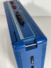 Vintage 1980s Soundesign Color Tunes Radio Cassette Player 4603VBL Blue Boom Box