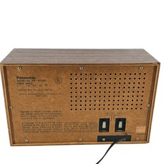 Panasonic RE-6286 FM/AM Tabletop Radio Solid State Wood Grain Case