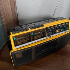 Philips D8303 Boombox Ghetto Blaster Vintage Dual Cassette Graphic Equalizer JP