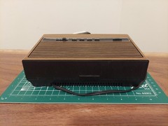 Vintage GE General Electric 7-4625C AM/FM Radio Alarm Clock Walnut Grain-Tested