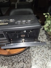 Vintage 1980&rsquo;s Sound Design Alarm Clock Radio Cassette Player 3827CBK AM / FM